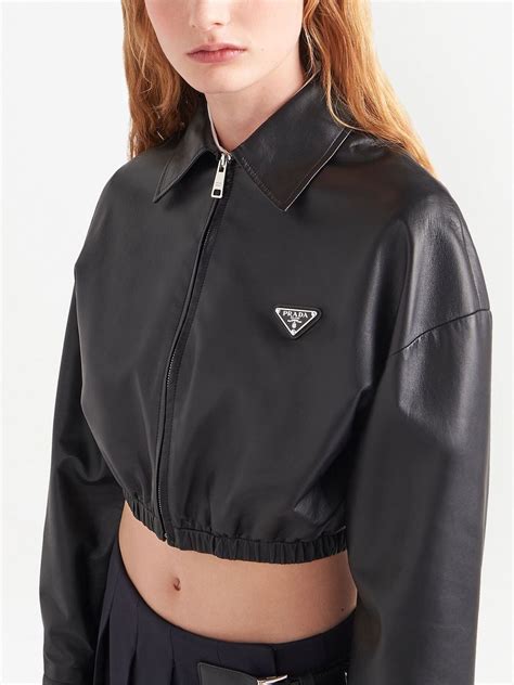 prada cropped jacket women